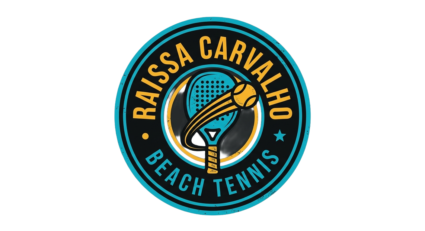 Logo Professora Raissa Beach Tennis